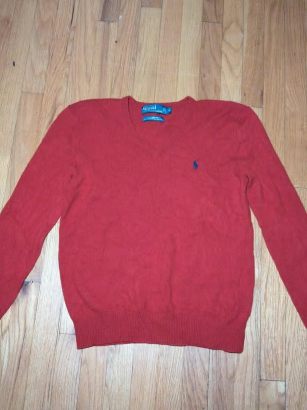 Polo Ralph Lauren men's lambswool V-neck Sweater M